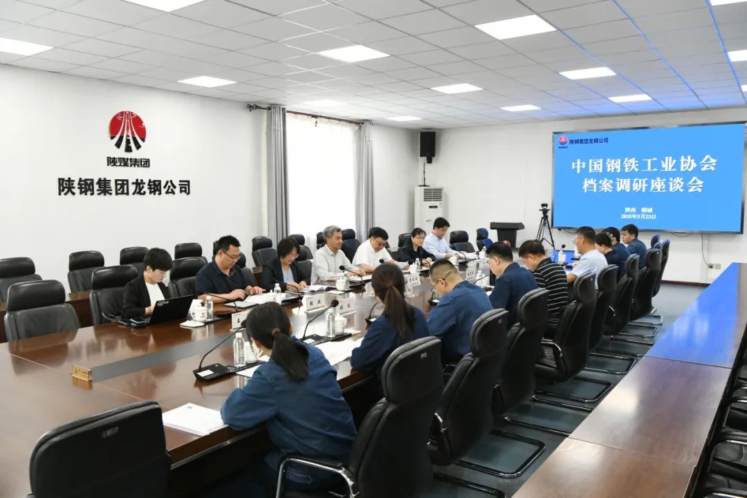 中國鋼鐵工業(yè)協(xié)會蘇長永一行到陜鋼集團專題調(diào)研檔案工作